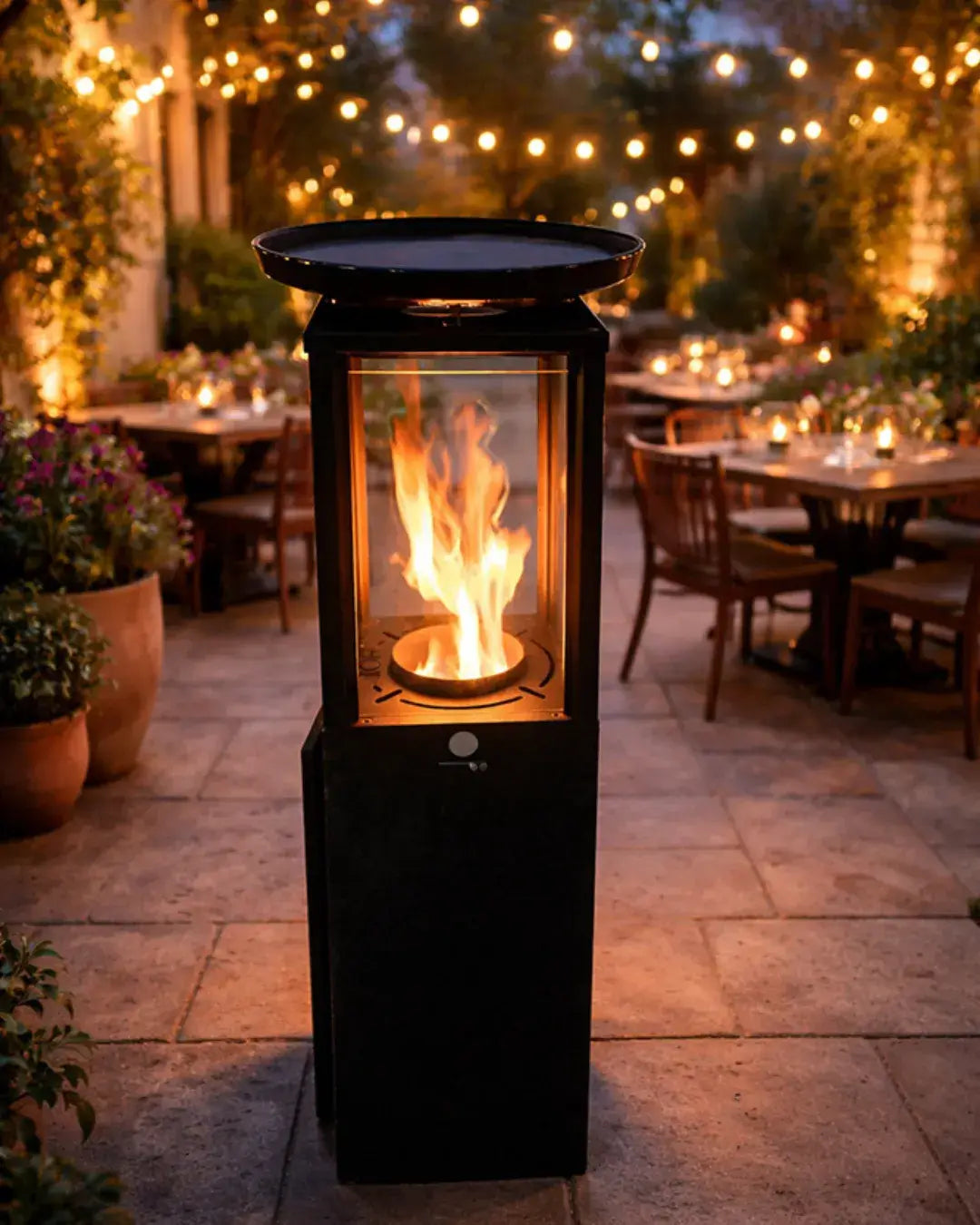  Chauffe terrasse aux pellets  augoust et flamine