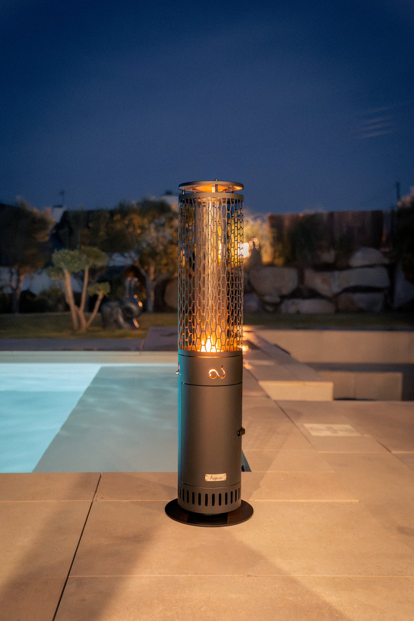 Brasero d’ambiance aux pellets Athènes