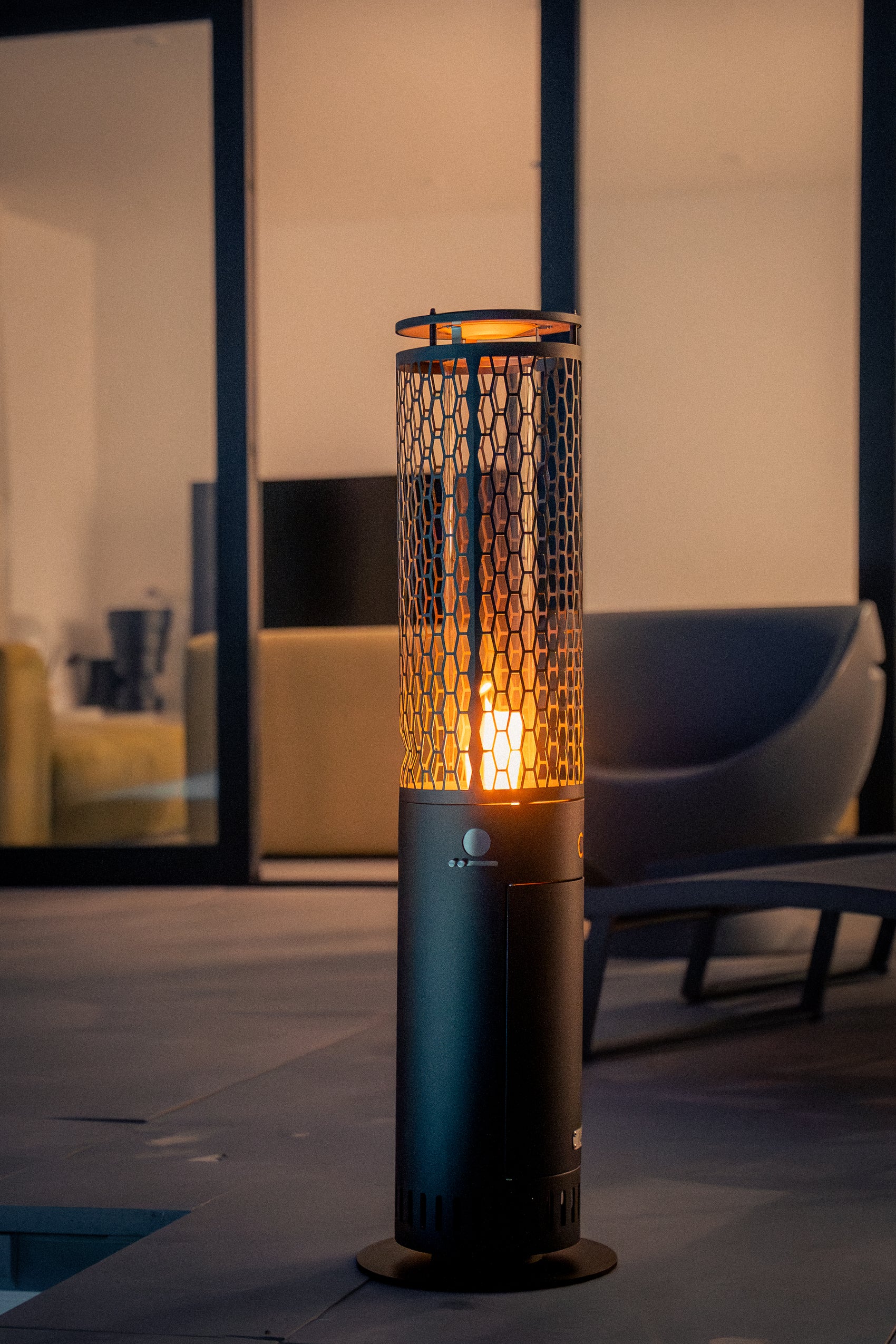 Brasero d’ambiance aux pellets Athènes