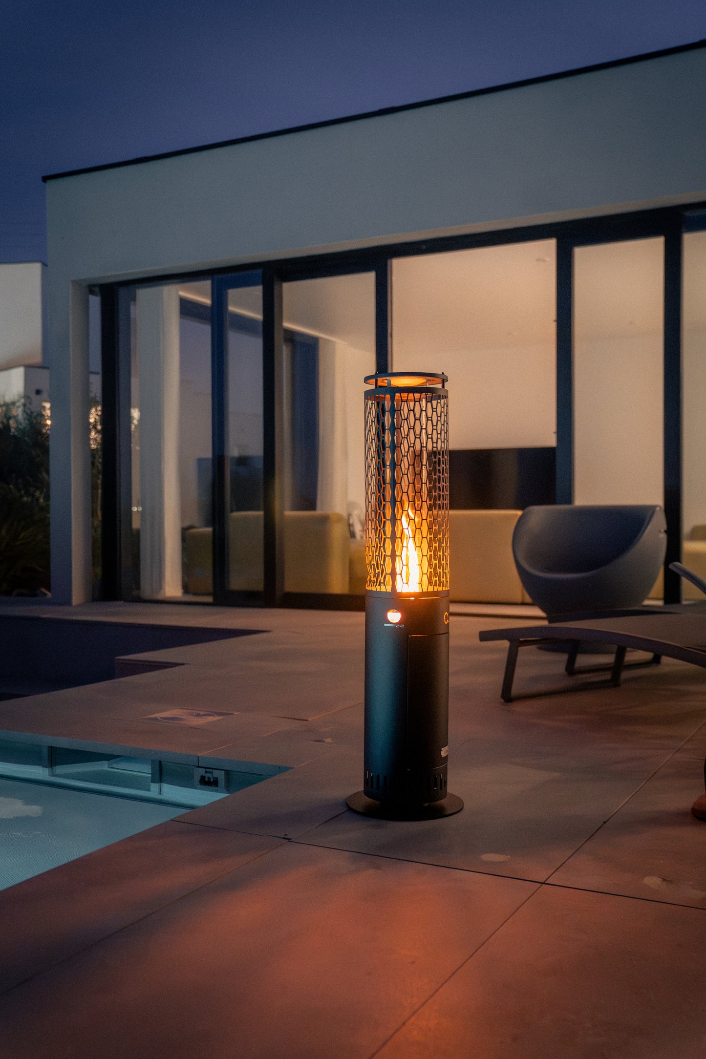 Brasero d’ambiance aux pellets Athènes